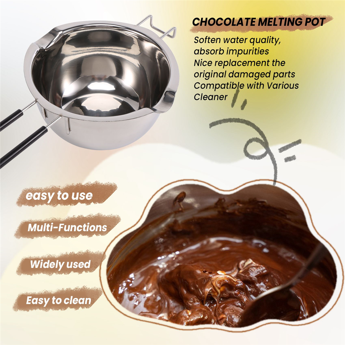Soap Making Double Boiler - BVBV Double Boiler Pot Set Stainless