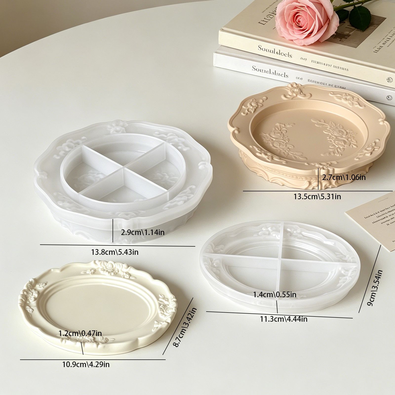 Elegant Vintage Baroque Lace S - Melt Pour Soap Base recensie en prijs