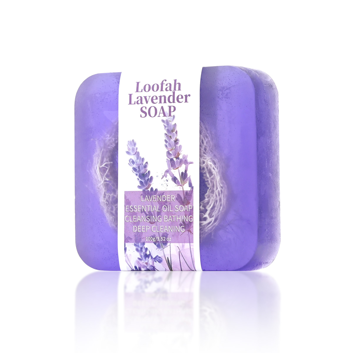 S+100g  Lavender Loofah Essent - Essential Oil Soap recensie en prijs