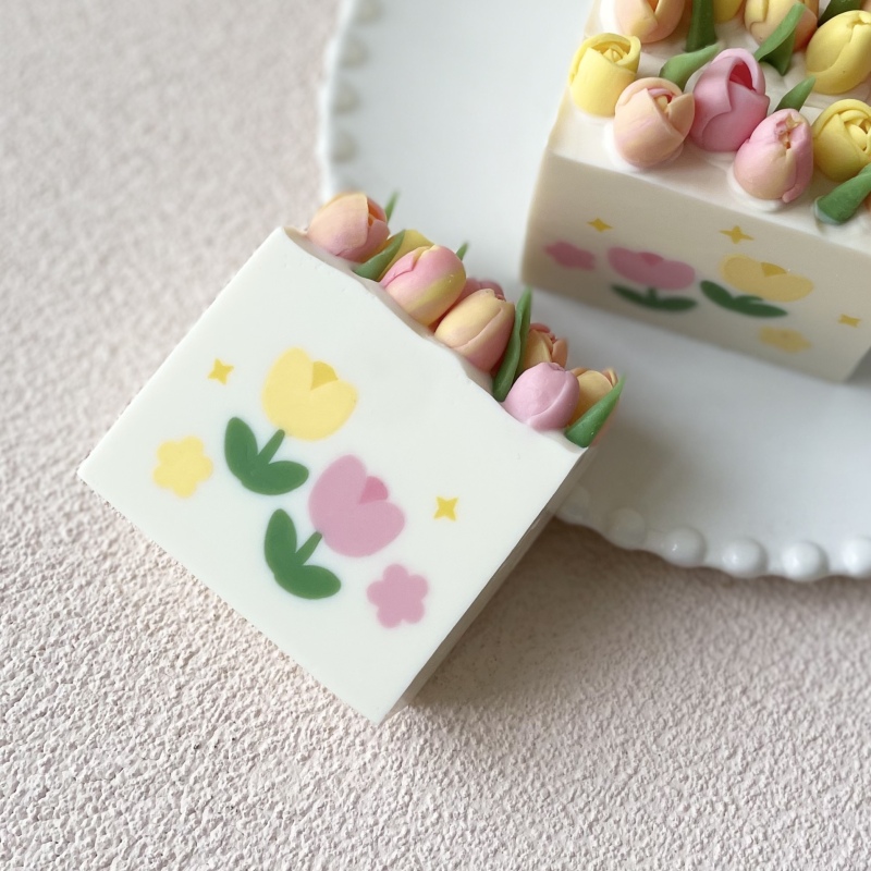Flower Tulip Pattern Clay Extr - Soap Making Hobby recensie en prijs