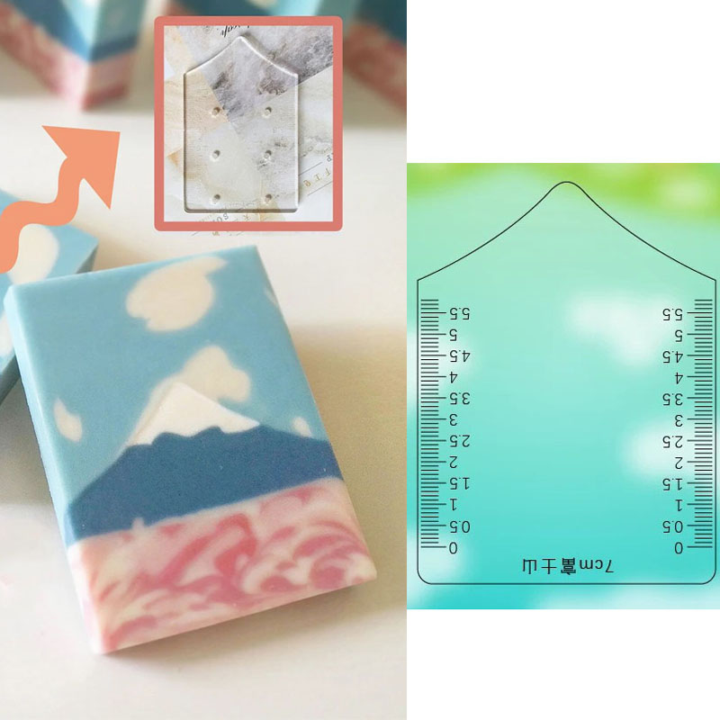 Moutain Pattern Scraper Rib So - Soap Making Hobby recensie en prijs
