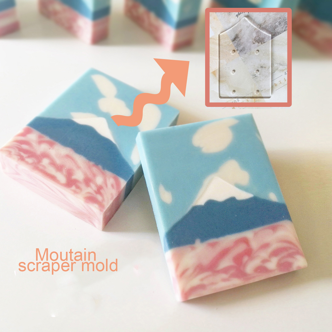 Moutain Pattern Scraper Rib So - Soap Making Hobby recensie en prijs