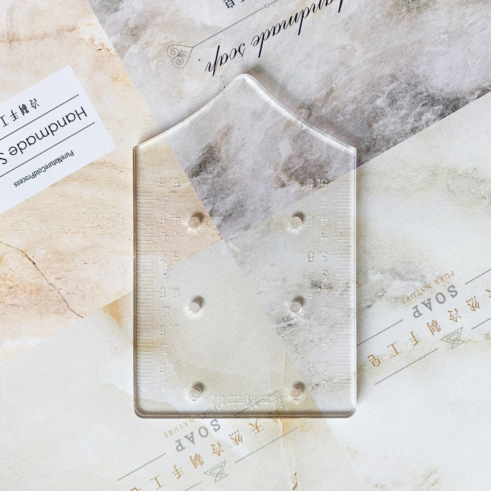 Moutain Pattern Scraper Rib So - Soap Making Hobby recensie en prijs