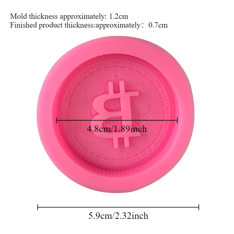 1/3pcs Currency Logo Soap Sili - Melt Pour Soap Base recensie en prijs