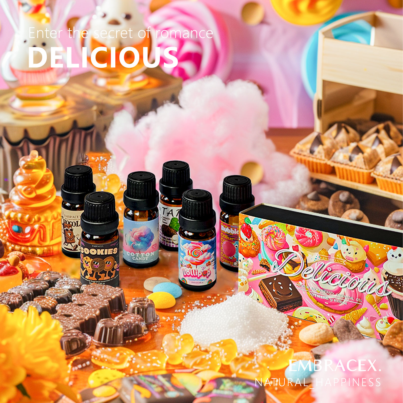 6PC/1Set Delicious Essential O - Essential Oil Soap recensie en prijs