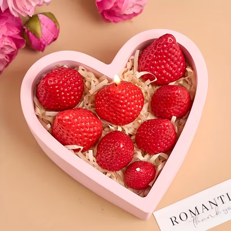 Strawberry Silicone Candle Mol - Melt Pour Soap Base recensie en prijs