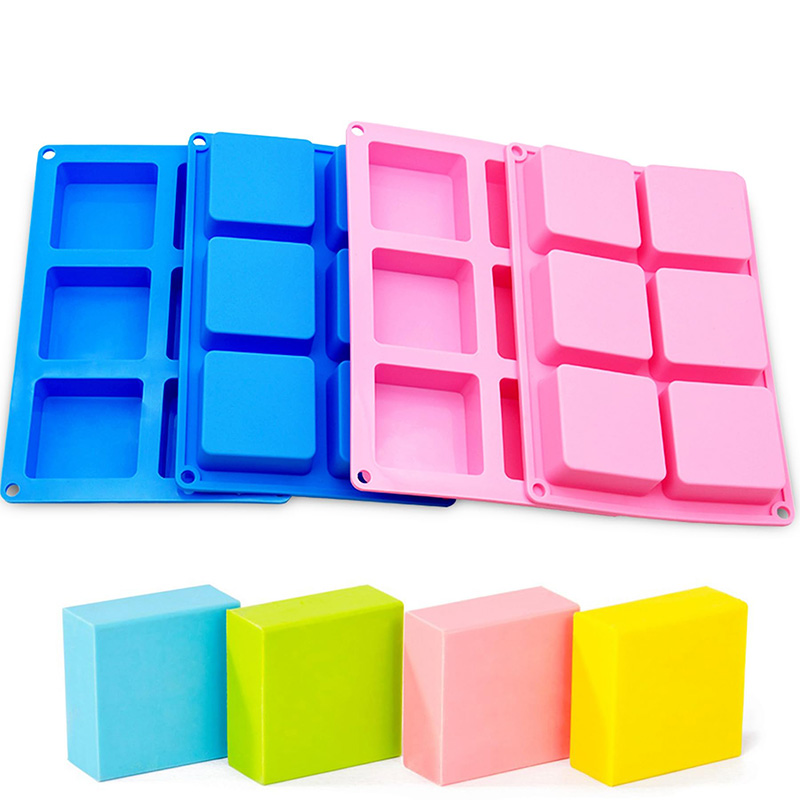Square Soap Molds 6-Cavity Non - Melt Pour Soap Base recensie en prijs