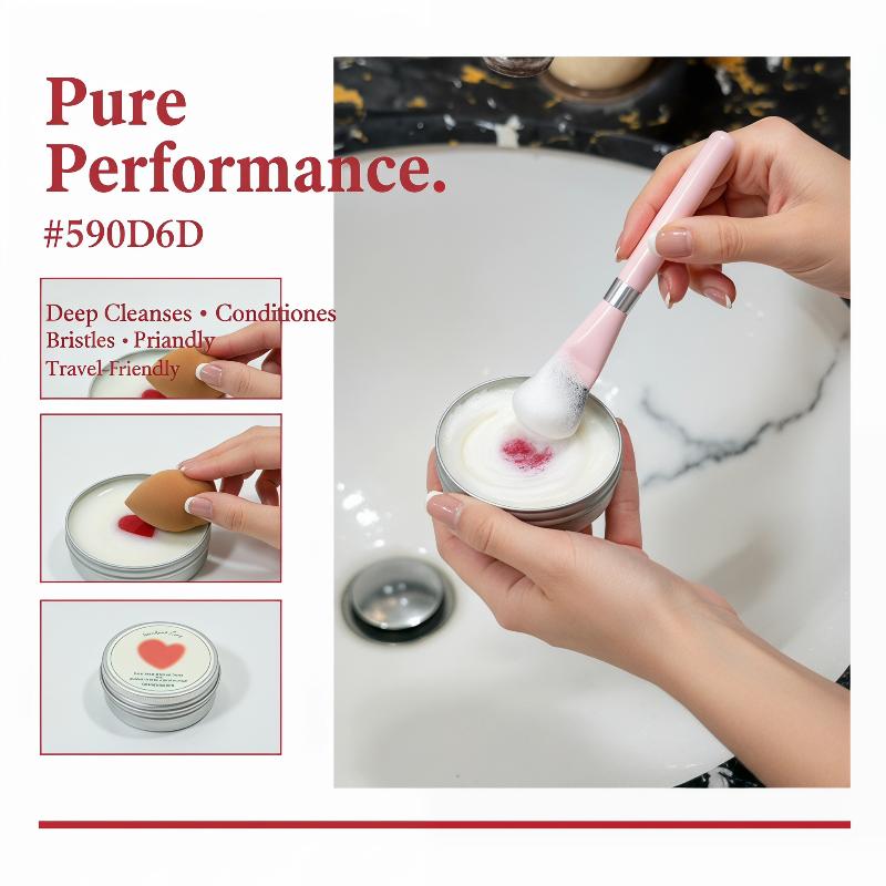 Heart Shaped Make Up Brush Cle - Quick Soap Making recensie en prijs