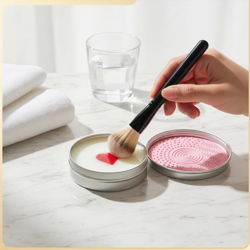 Heart Shaped Make Up Brush Cle - Quick Soap Making recensie en prijs