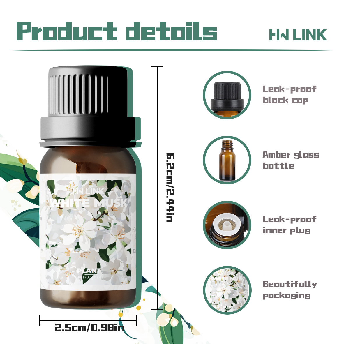 White Musk Essential Oils 10ml - Essential Oil Soap recensie en prijs