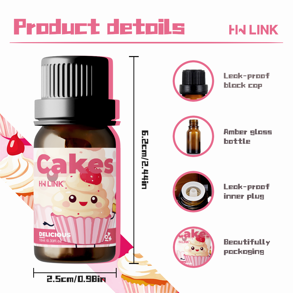 10ml Cakes Essential Oils Perf - Soap Making Fragrance Oil recensie en prijs