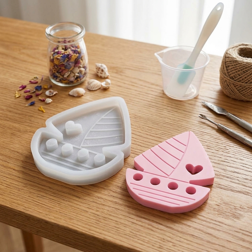 Silicone Heart Sailboat Mold F - Quick Soap Making recensie en prijs
