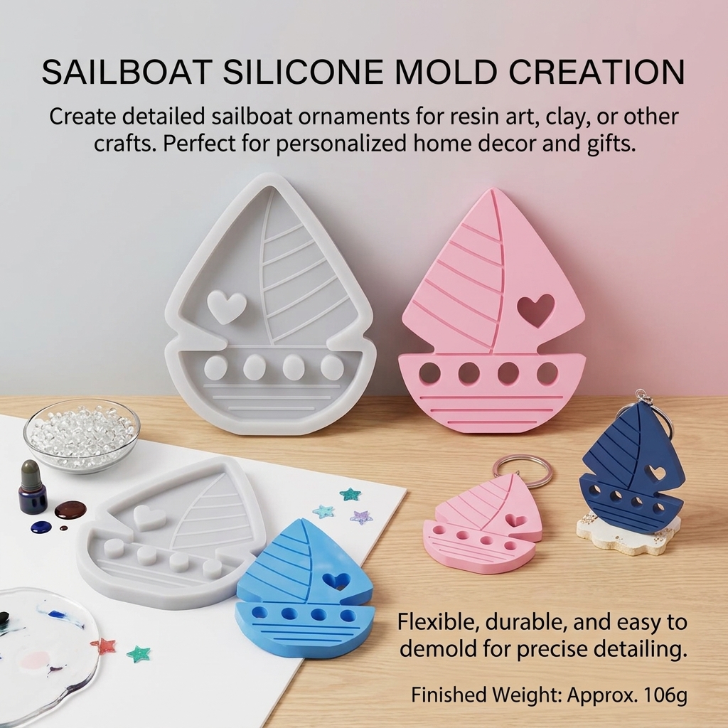 Silicone Heart Sailboat Mold F - Quick Soap Making recensie en prijs