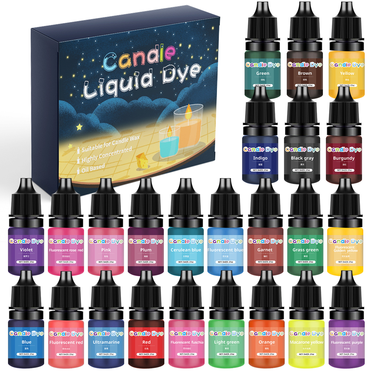 38 Color Candle Wax Pigment Co - Soap Making Dye recensie en prijs