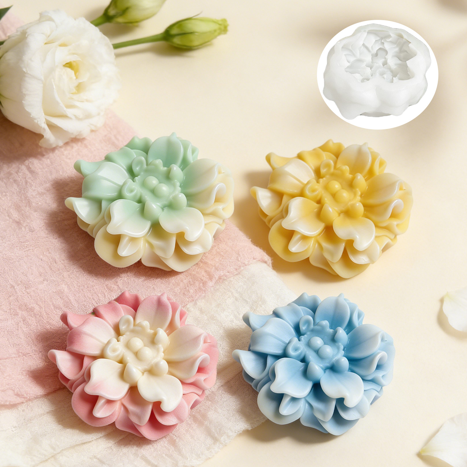Silicone Mold Flower Shape 3D  - Soap Making Hobby recensie en prijs