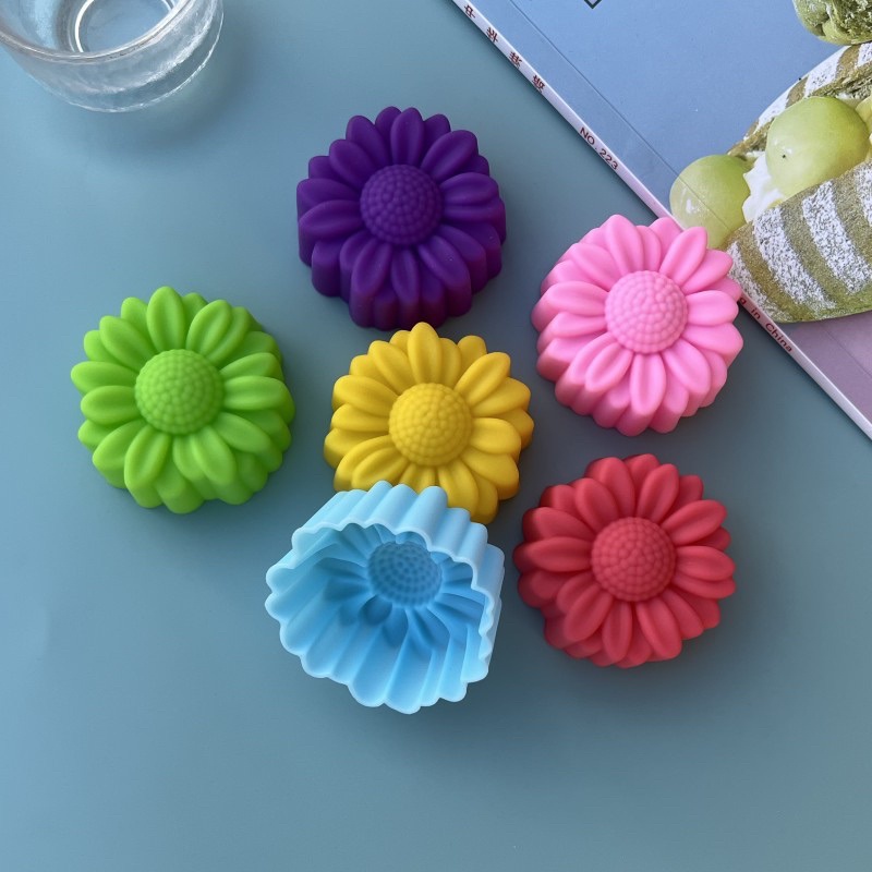 6 Pcs Set Non-Stick Flower Des - Melt Pour Soap Base recensie en prijs