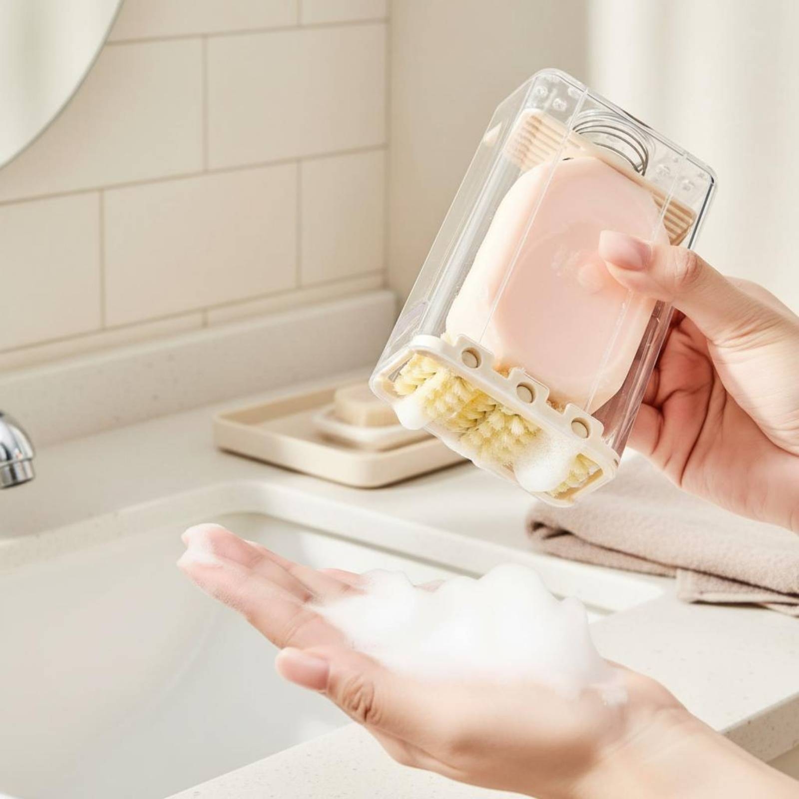 Soap Dish with Brush Foam Maki - Quick Soap Making recensie en prijs