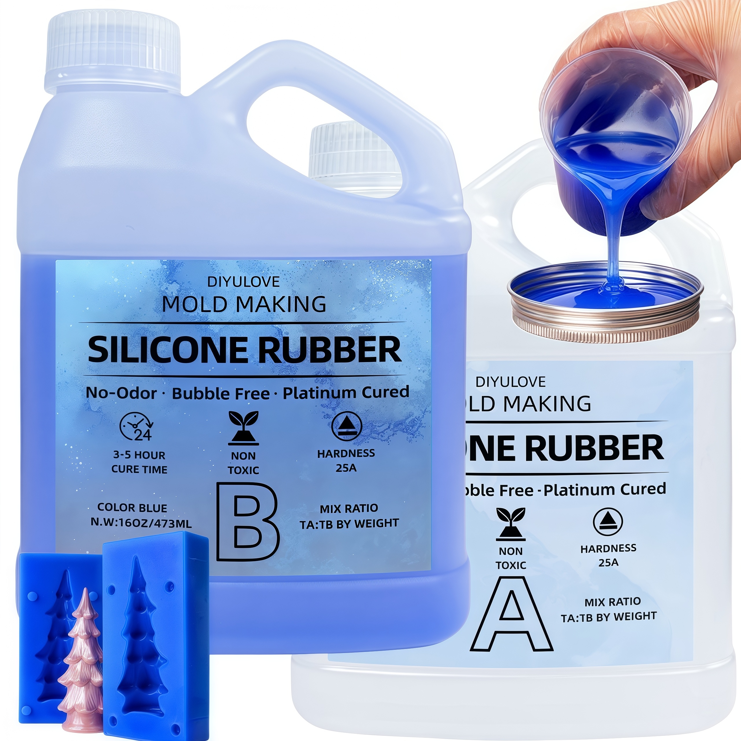32oz High-Performance Silicone - Melt Pour Soap Base recensie en prijs