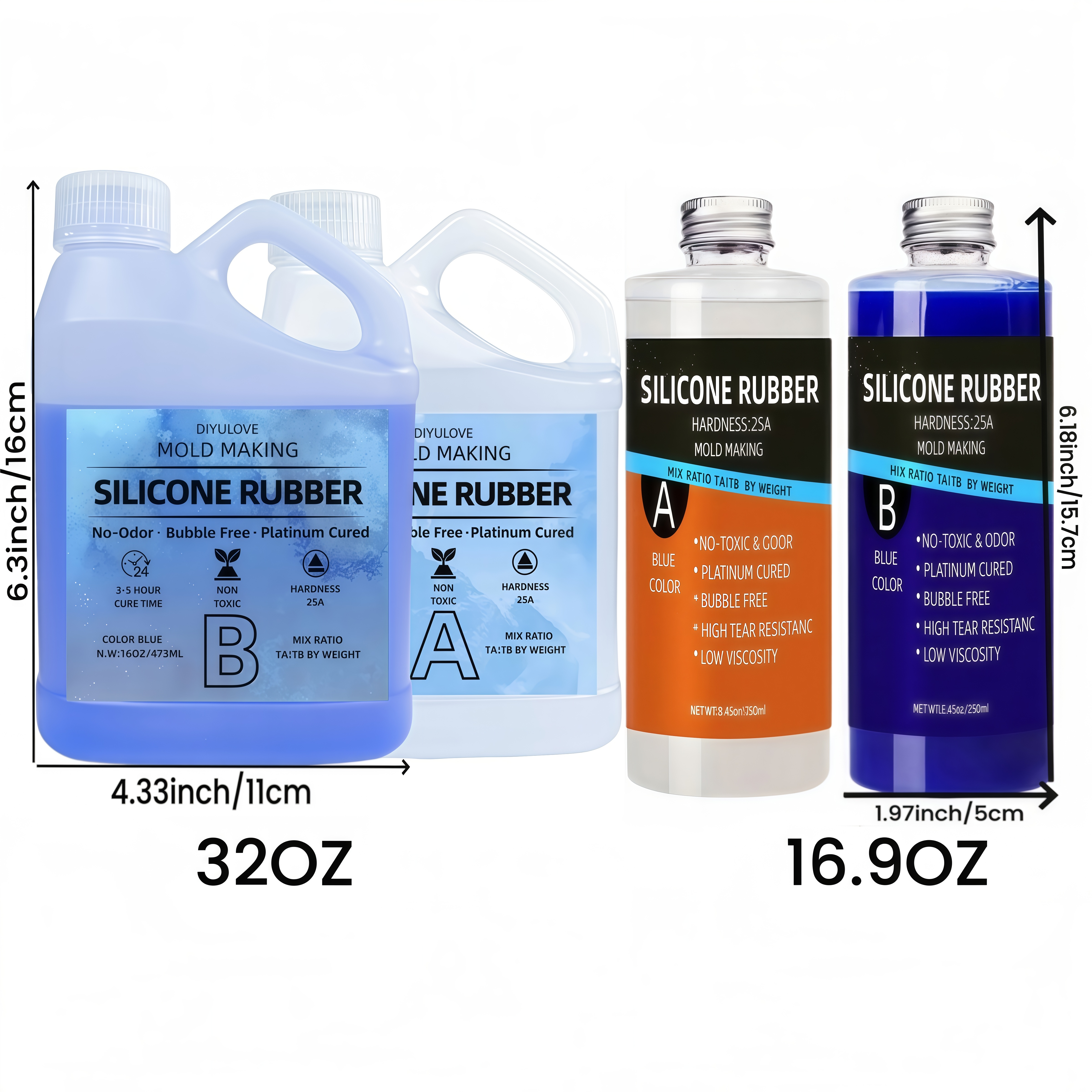 32oz High-Performance Silicone - Melt Pour Soap Base recensie en prijs